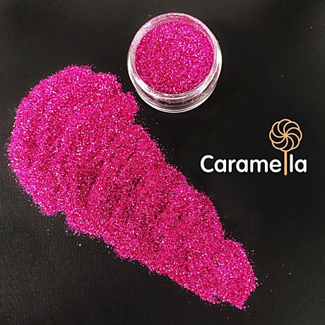Глиттер пищевой Caramella 5 г фуксия
