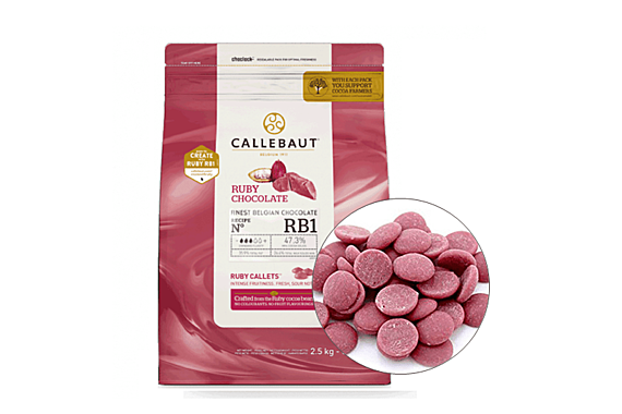 Шоколад 47,3% RUBY Callebaut 50гр., до 22.09.25г.