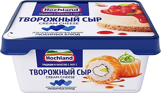 Сыр творожный Hochland 0.4 кг. 