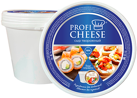 Сыр творожный 70% Profi Cheese 5.5 кг.